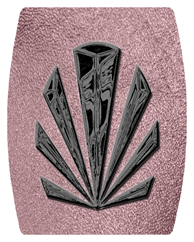 DAREC 602 BK SH OR Black Sunburst Shimmer Orchid Background